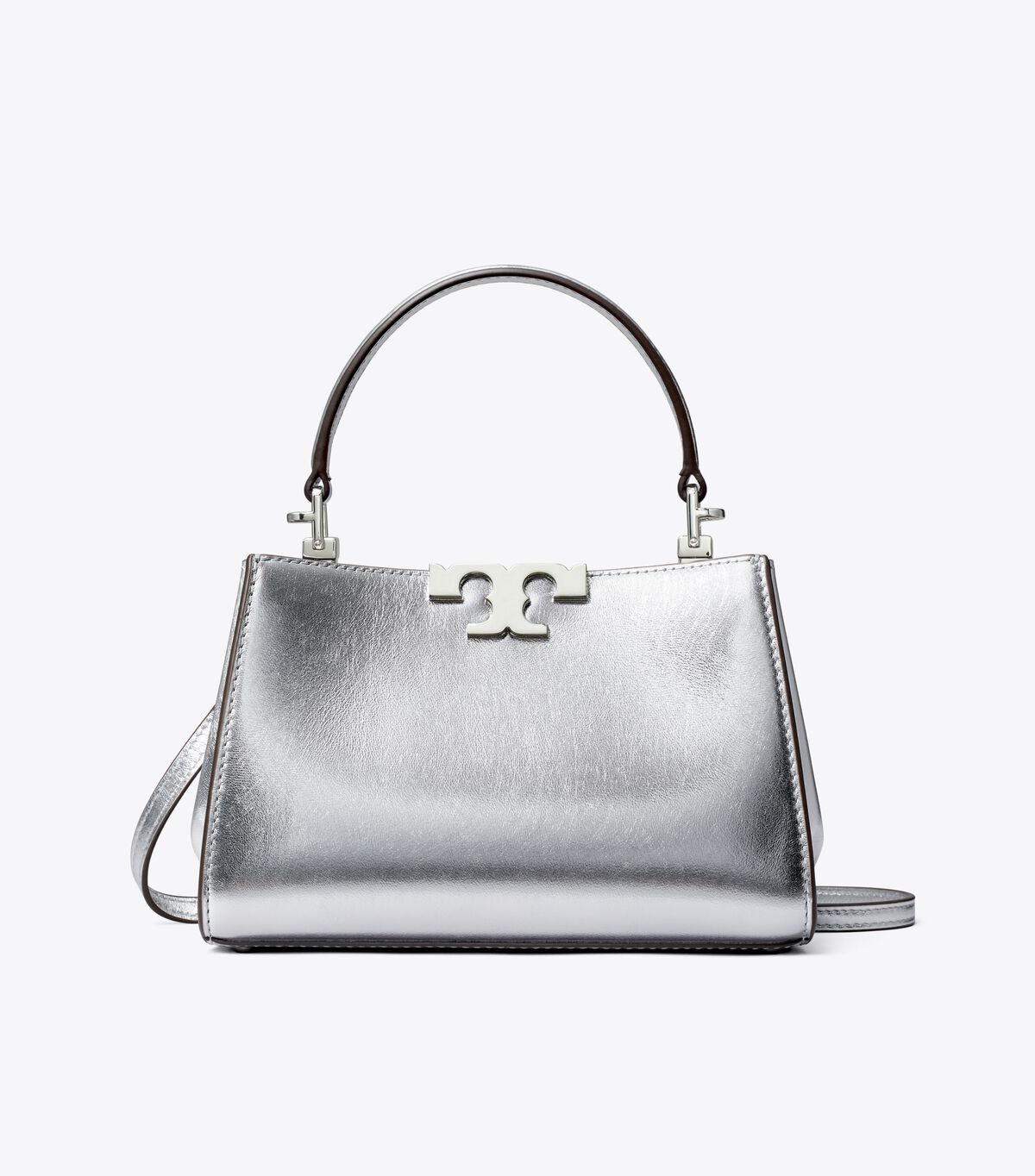 tory burch mini eleanor metallic satchel