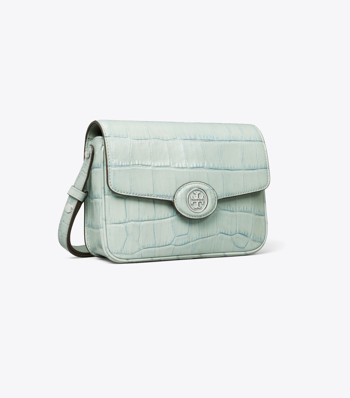 tory burch robinson croc embossed convertible shoulder bag