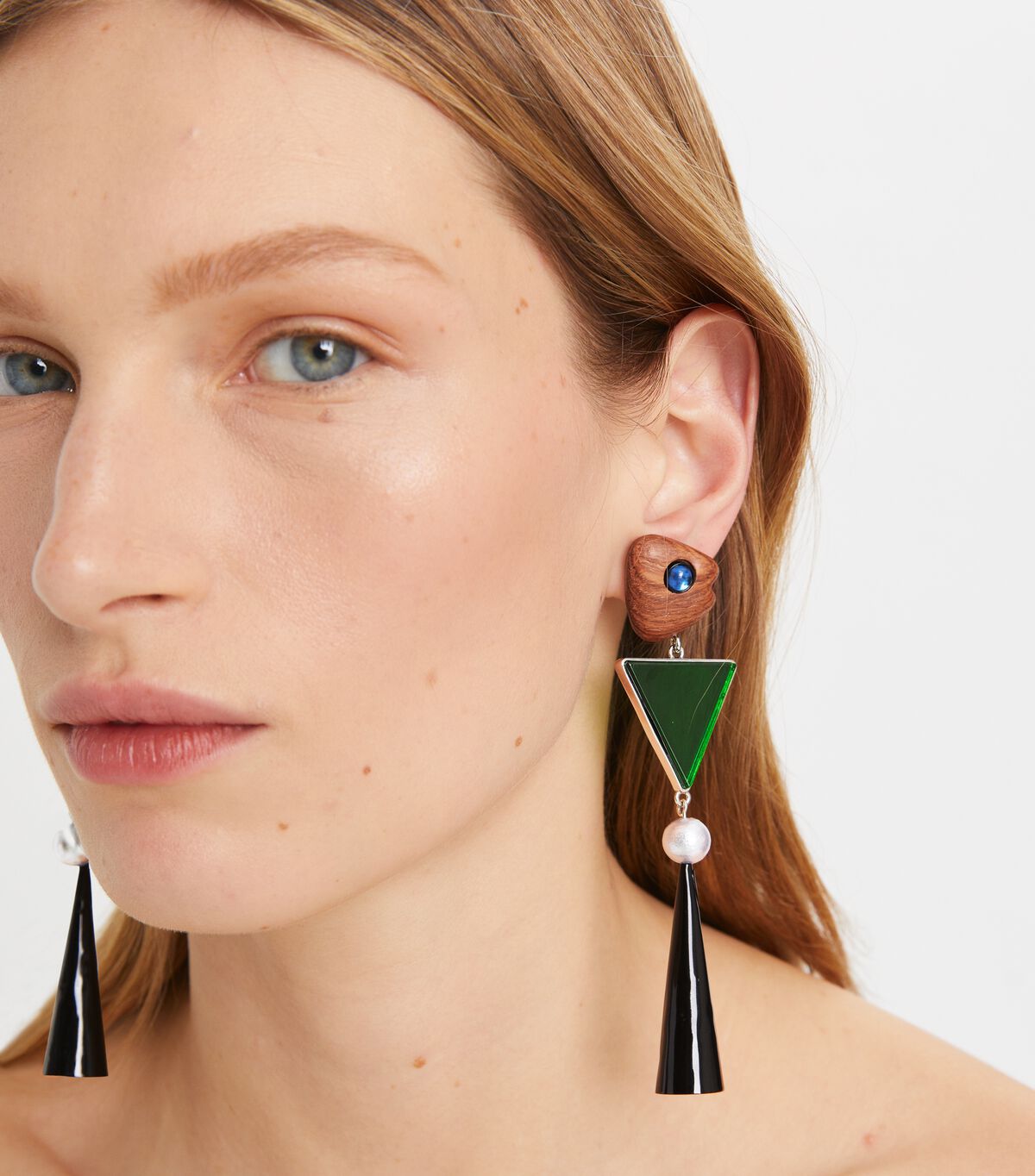 tory burch geo fish earring