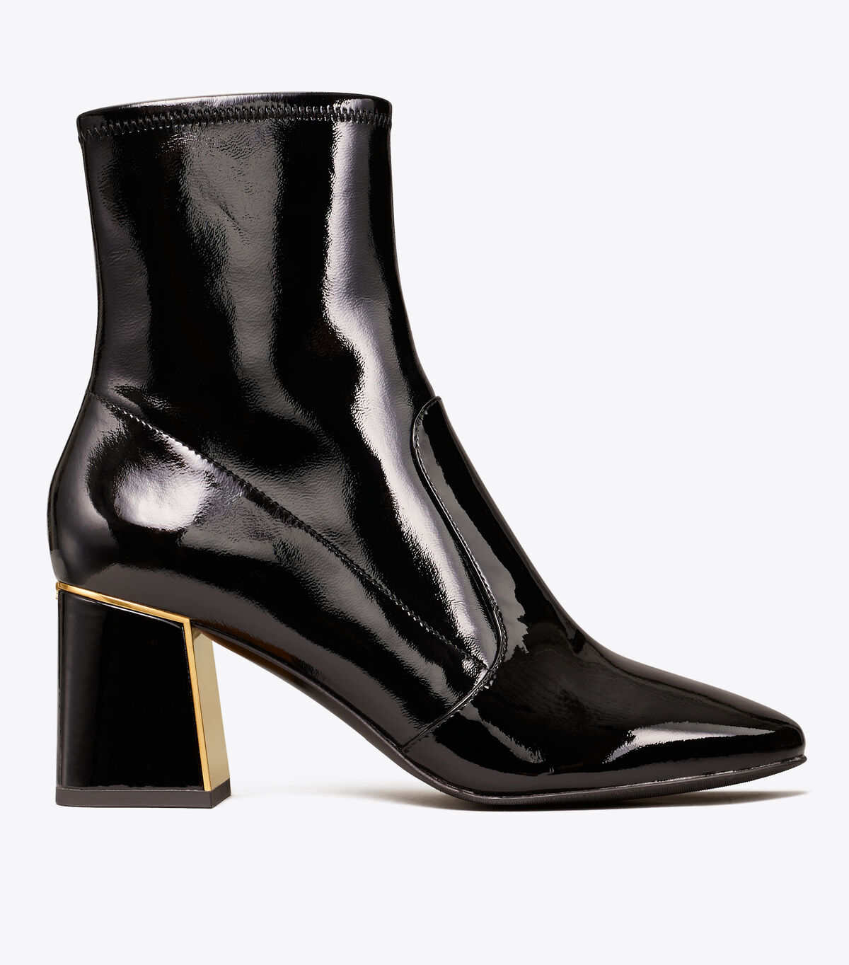 Gigi Patent High-Heel Stretch Boot