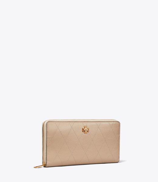 tory burch charlie quilted zip continental wallet