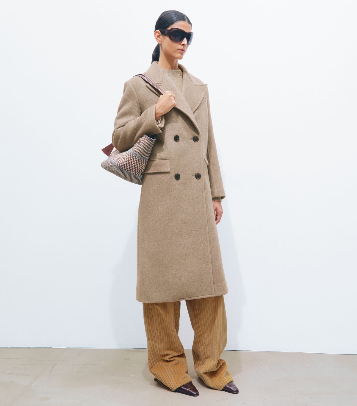 Double Breasted Wool Coat tory burch double breasted wool coat