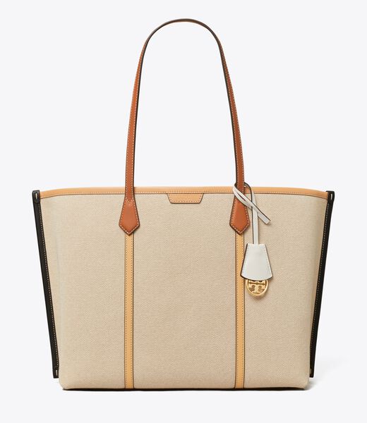 Perry Canvas Triple-Compartment Tote
