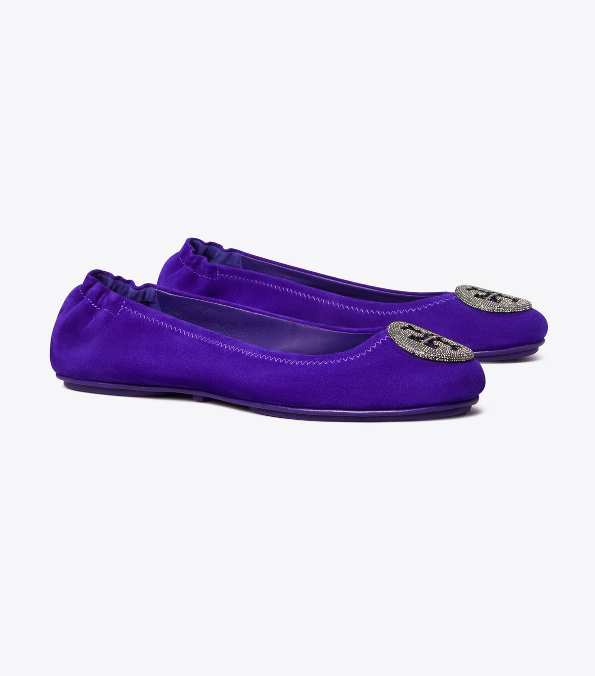 Minnie Travel Ballet Flat, Pavé