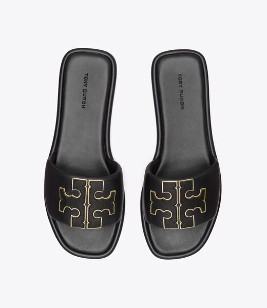 tory burch double t sport slide