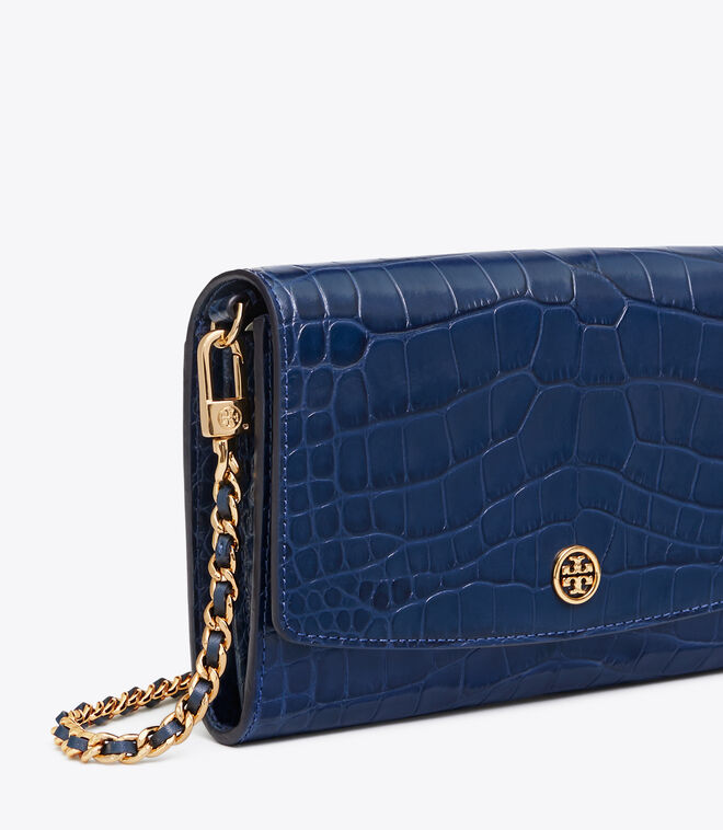 ROBINSON EMBOSSED CHAIN WALLET | 458 | Mini Bags