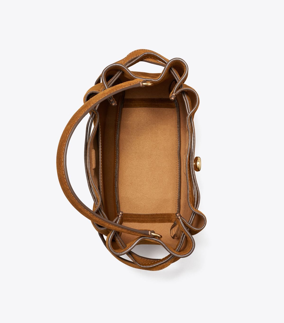 tory burch romy suede bucket bag