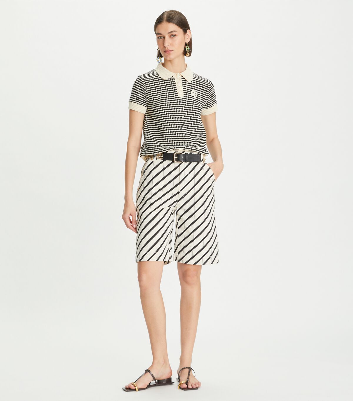 tory burch crochet polo