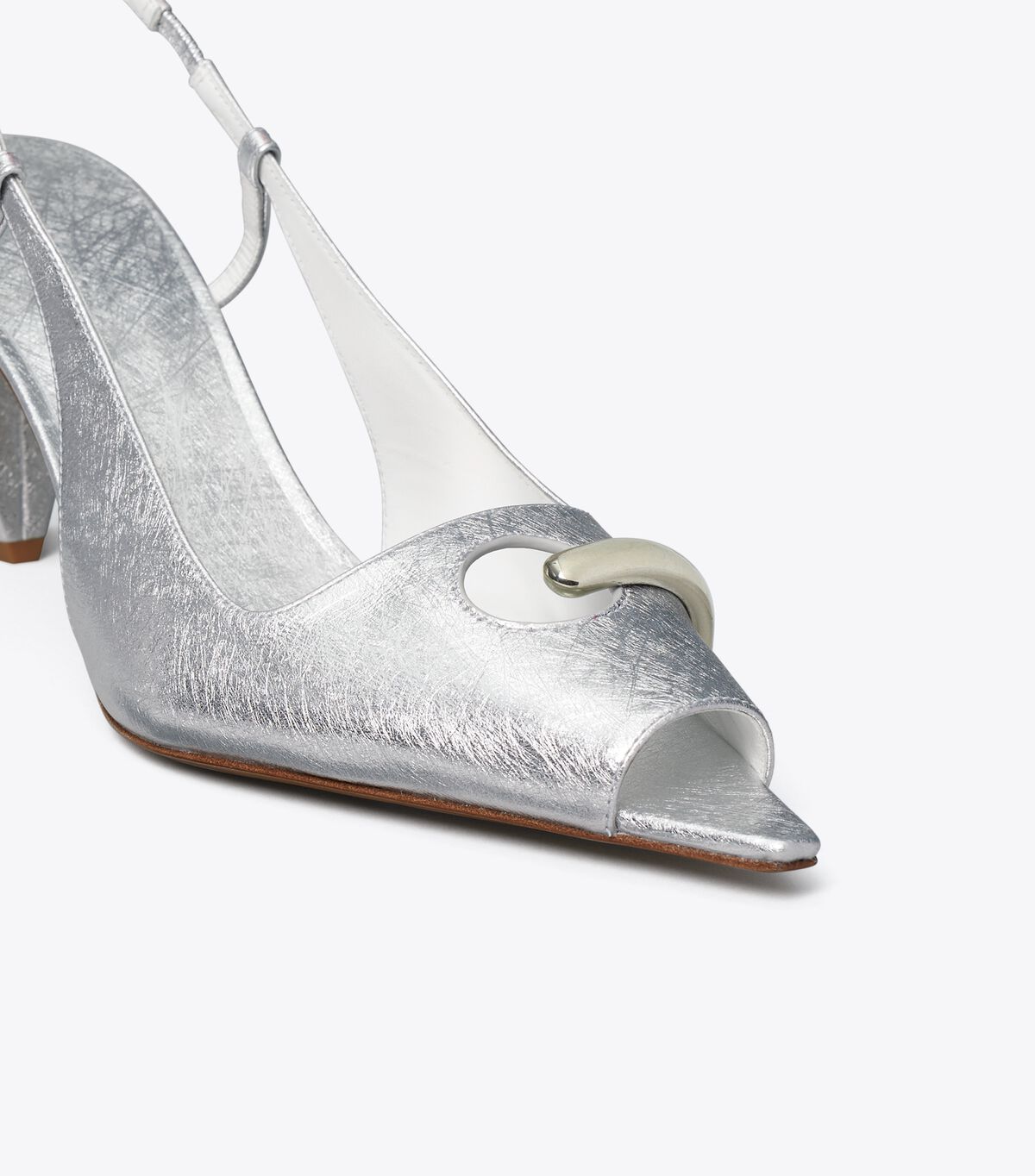 tory burch pierced peep toe slingback