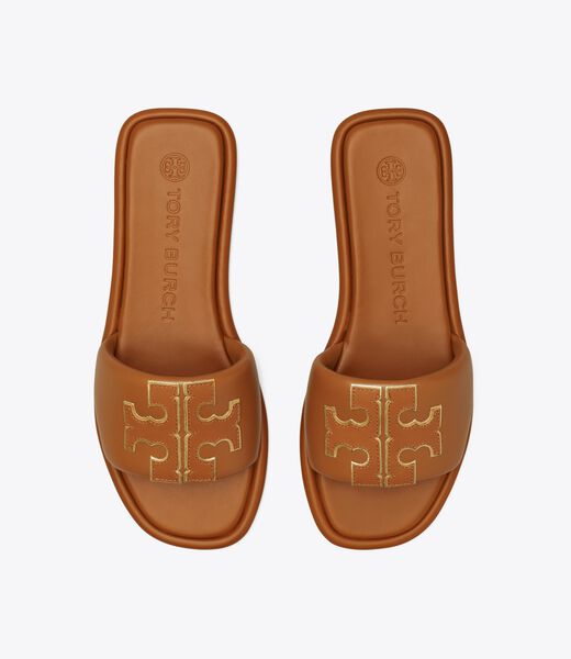 tory burch double t sport slide