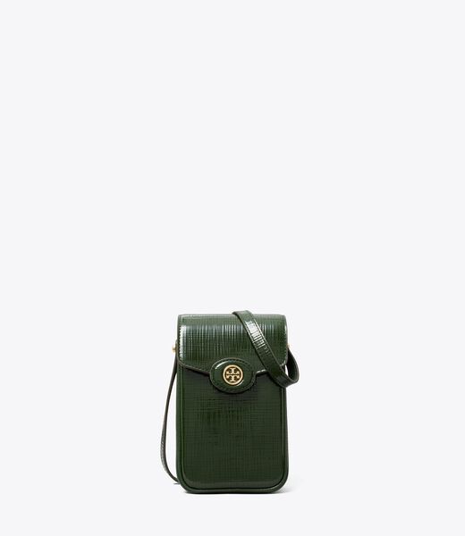 tory burch robinson crosshatched phone crossbody
