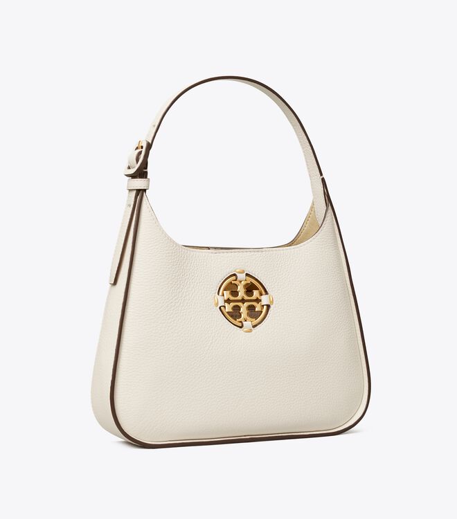 Robinson E/W Small Hobo Bag - Tory Burch - White - Leather