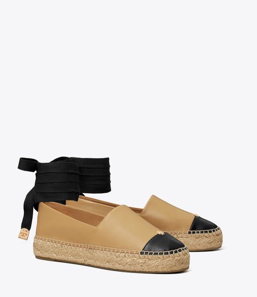 tory burch cap toe espadrille