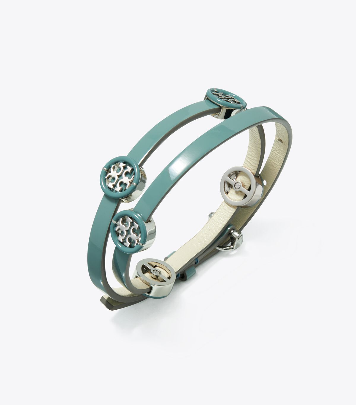 tory burch miller enamel double wrap bracelet