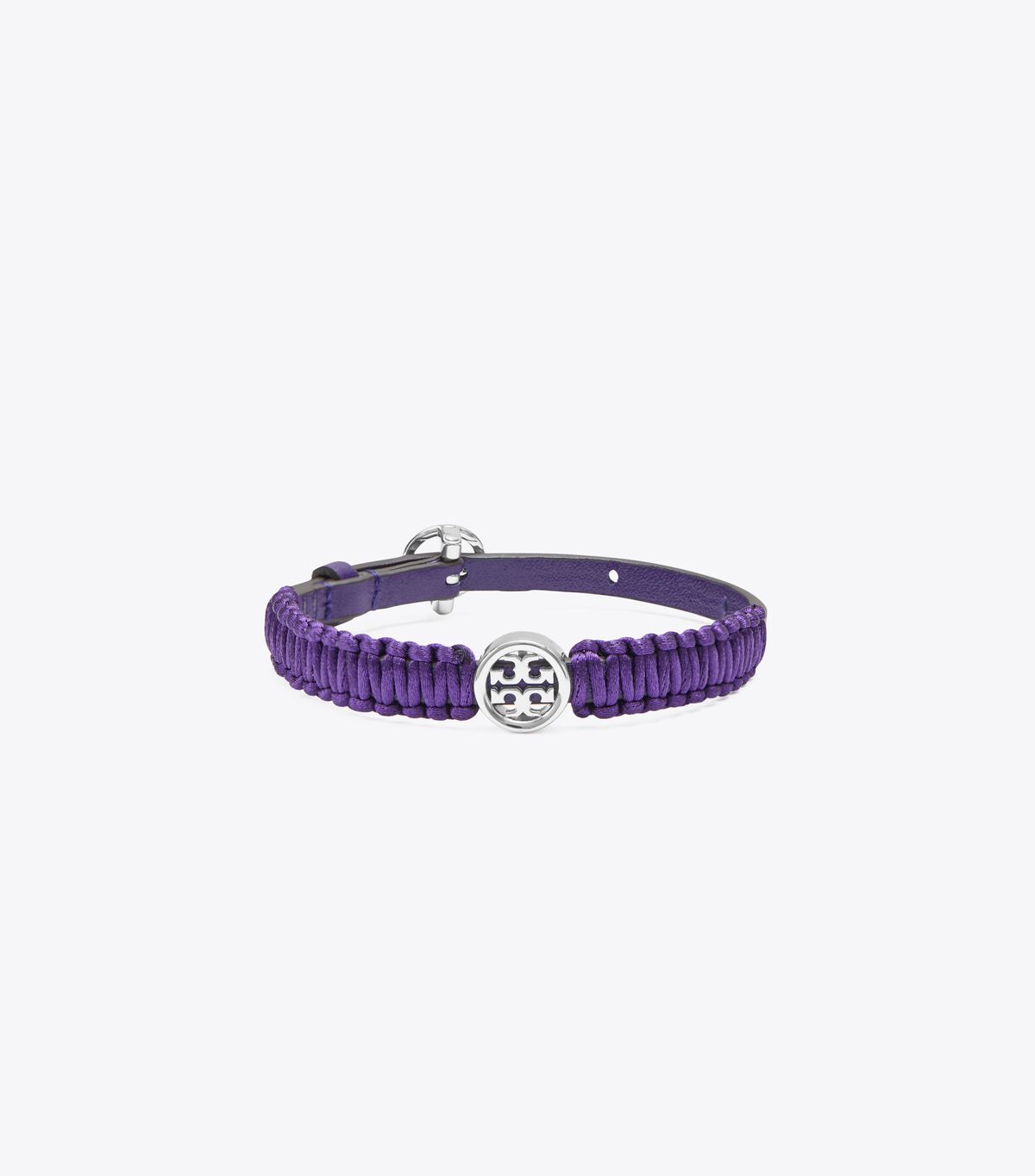tory burch miller silk leather bracelet