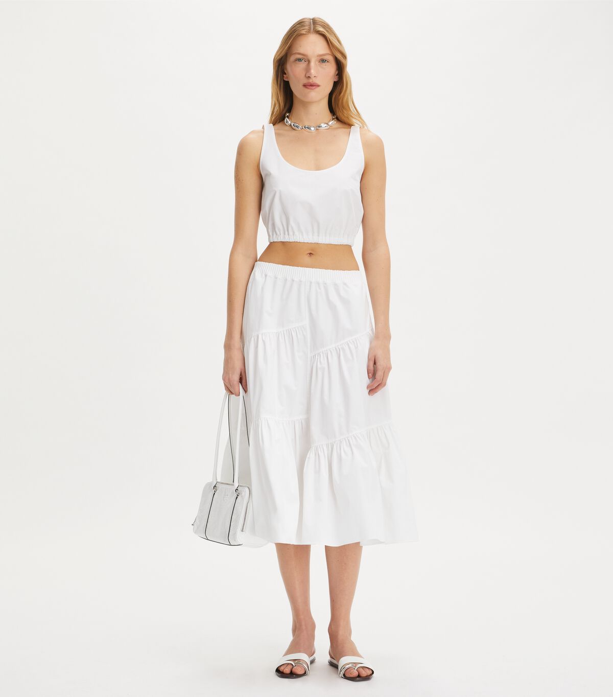 tory burch cotton skirt