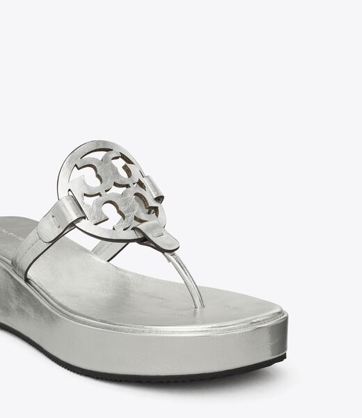 tory burch miller metallic wedge sandal