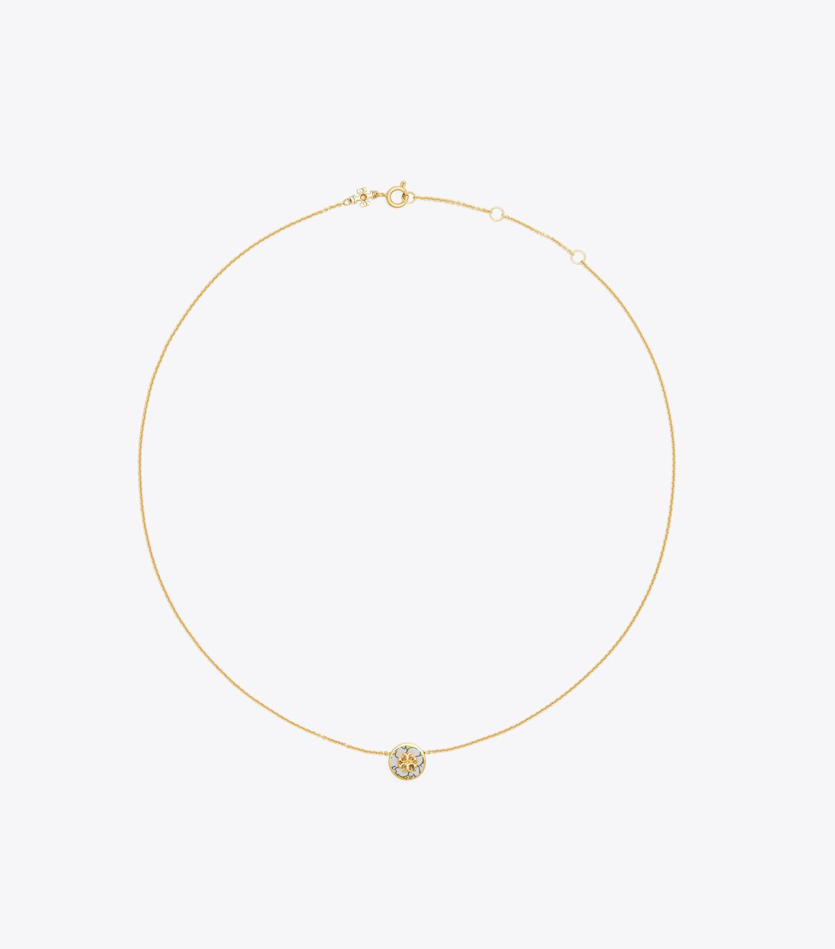 Kira Enamel Pendant Necklace