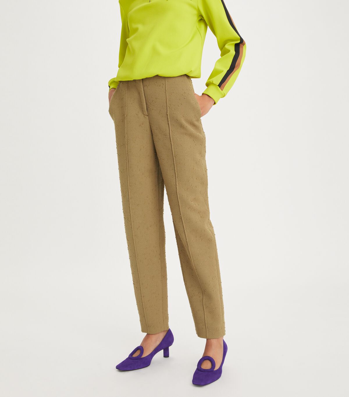 tory burch wool pant