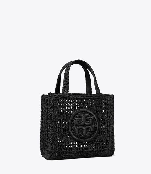 tory burch mini ella hand crocheted tote