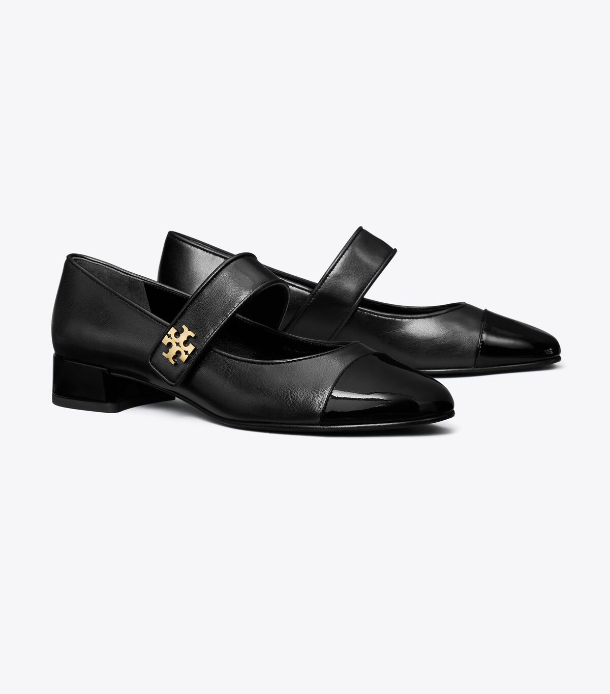 tory burch cap toe mary jane heeled ballet