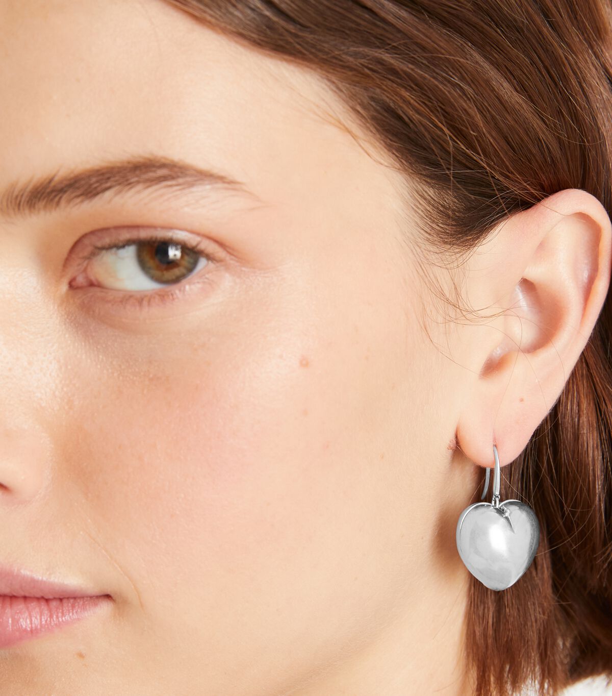 tory burch heart locket earring