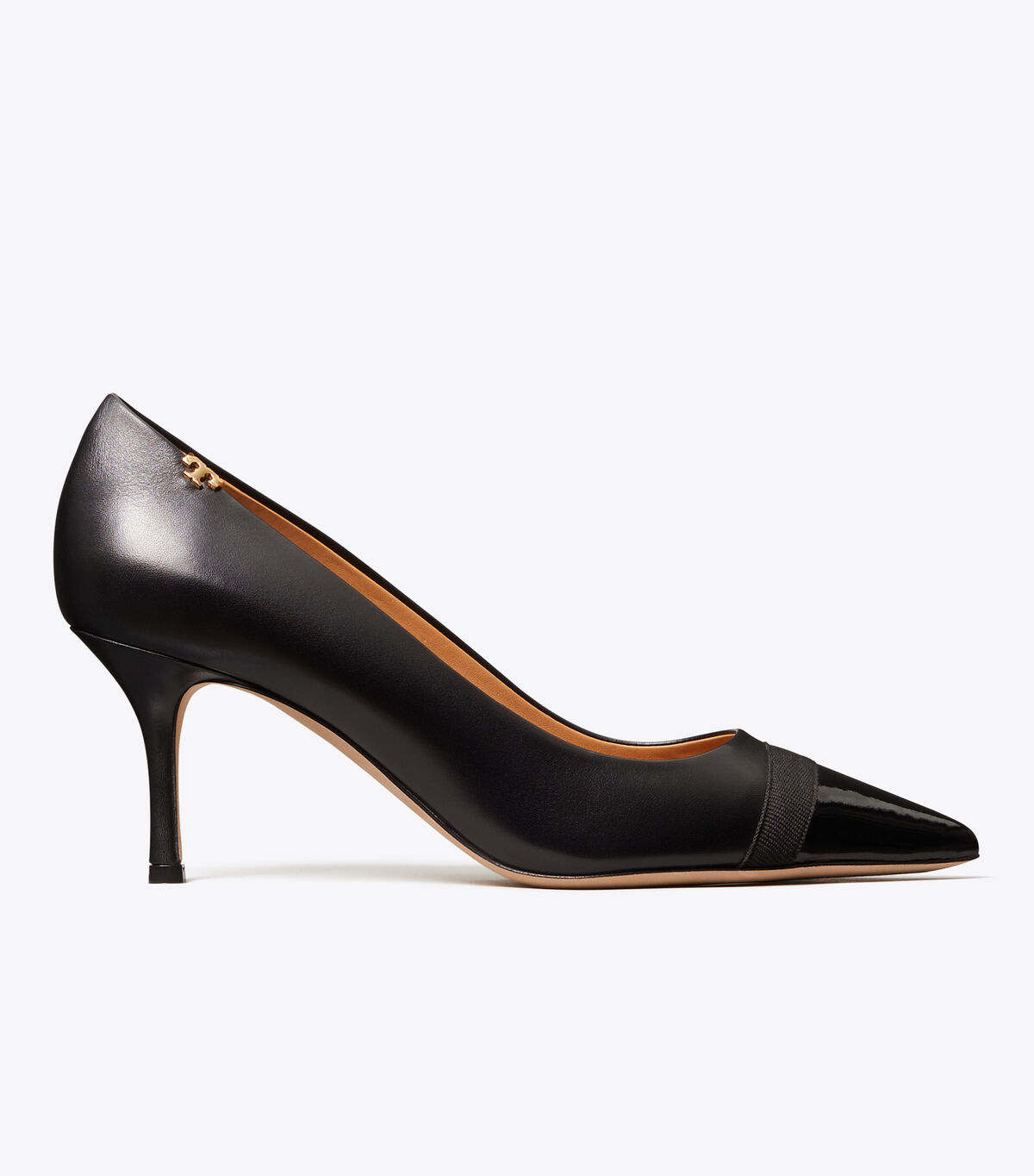 tory burch penelope grosgrain cap toe pump