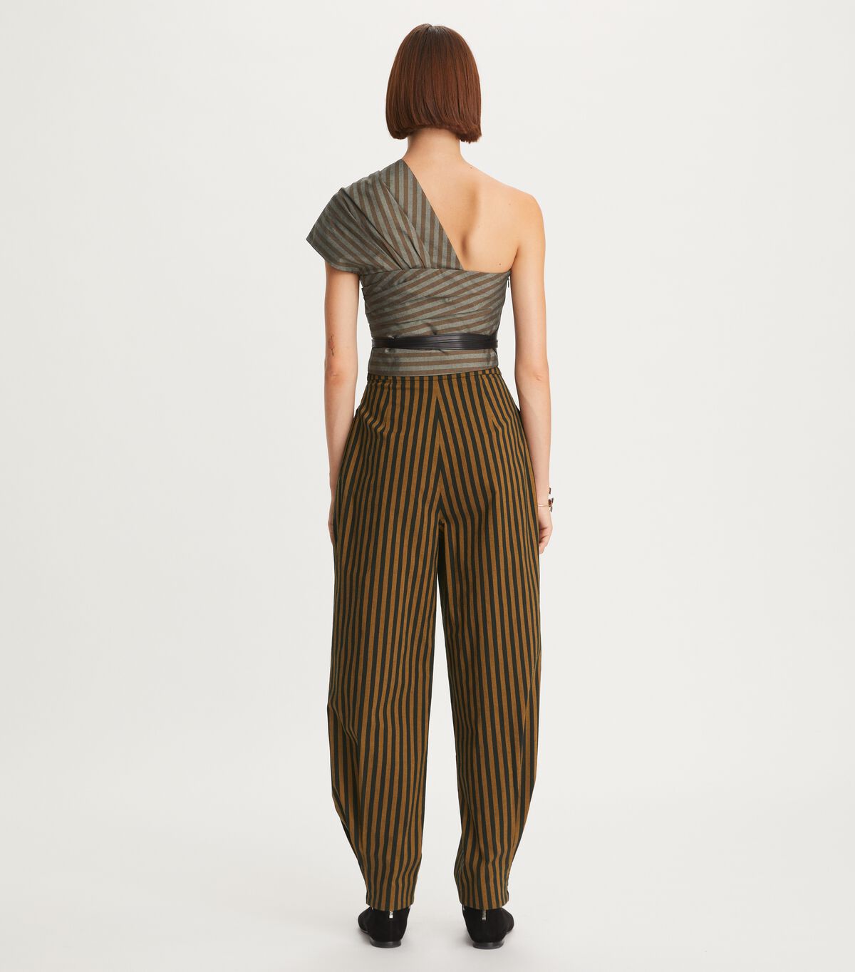 tory burch one shoulder wrap top