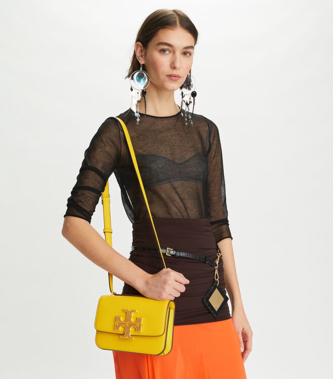 Eleanor small leather shoulder bag Clearance