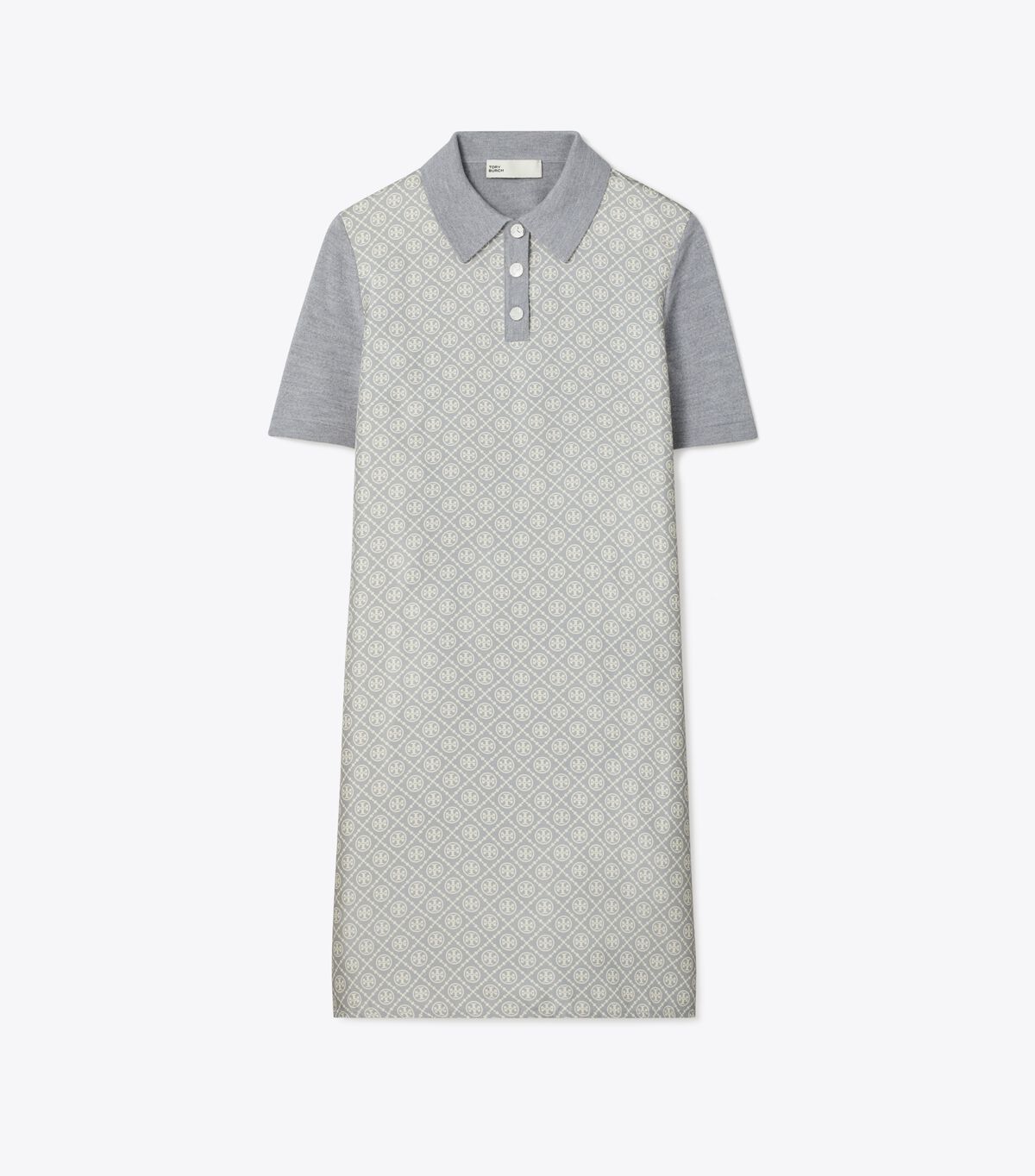 tory burch silk front polo dress