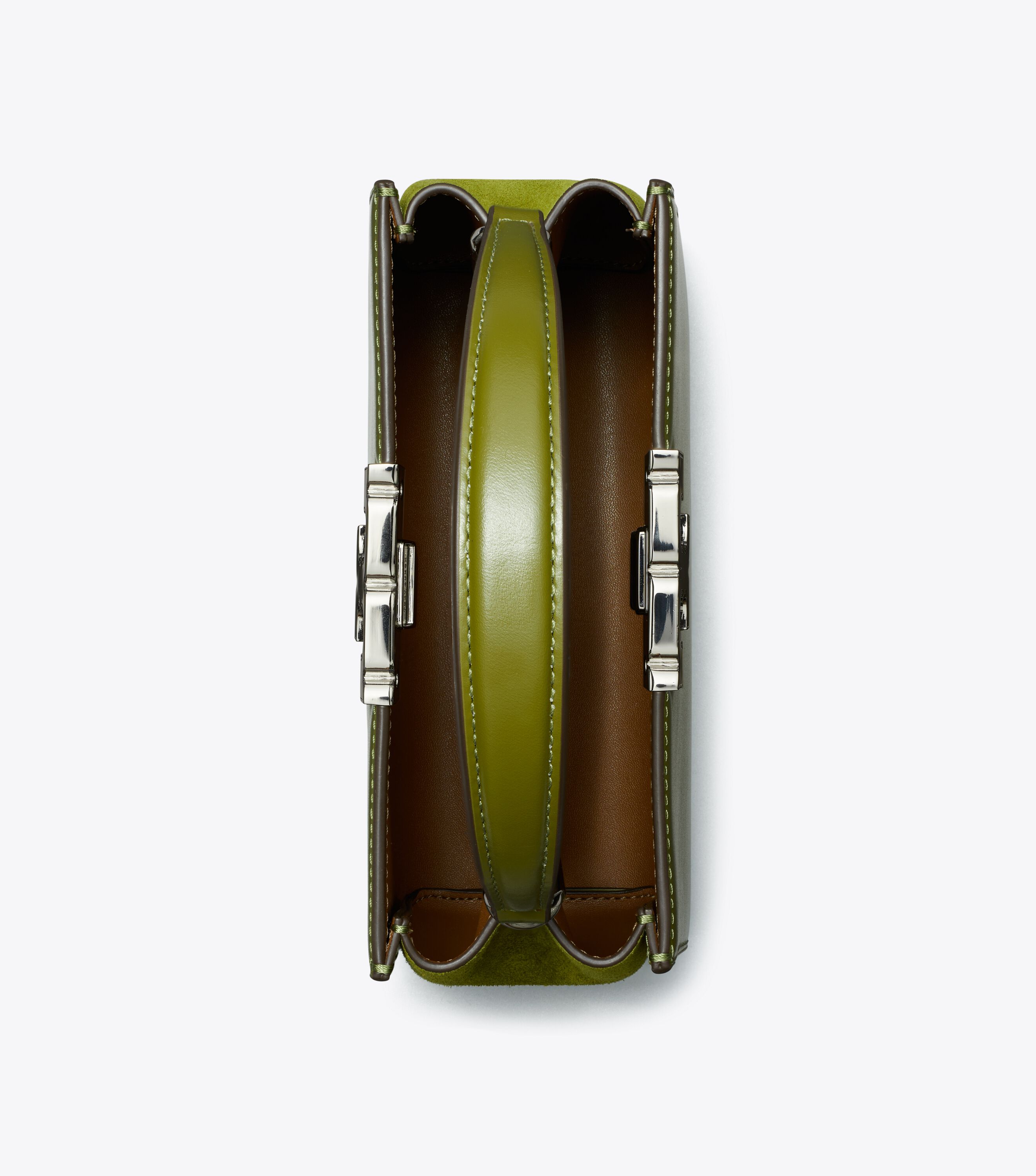 Mini Eleanor Satchel, Dark Matcha | Tory Burch KW
