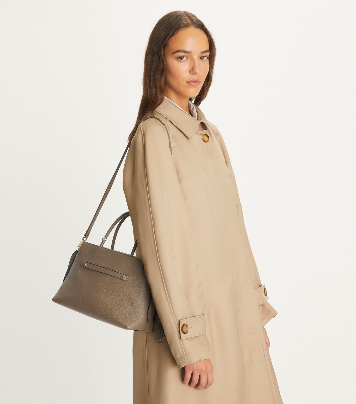 tory burch mercer pebbled satchel