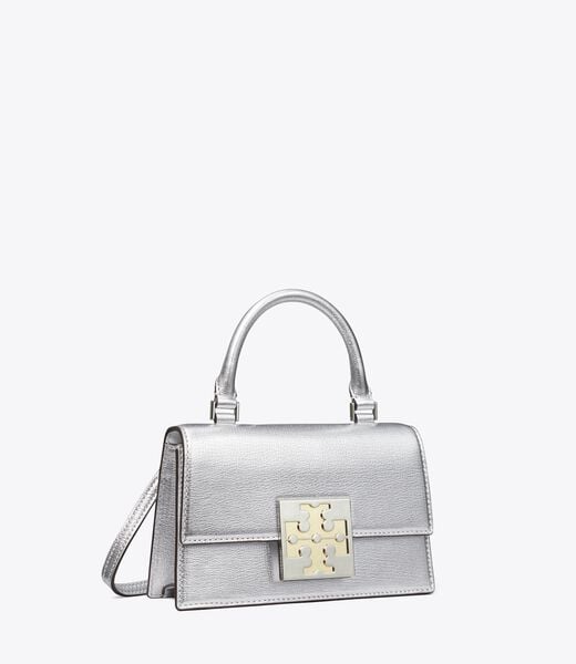 Bon Bon Metallic Mini Top-Handle Bag