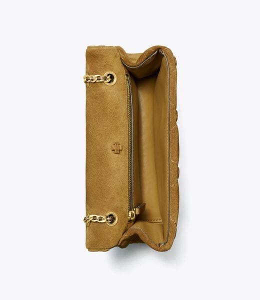 Small Bunny Knot Suede Shoulder Bag tory burch small bunny knot suede shoulder bag
