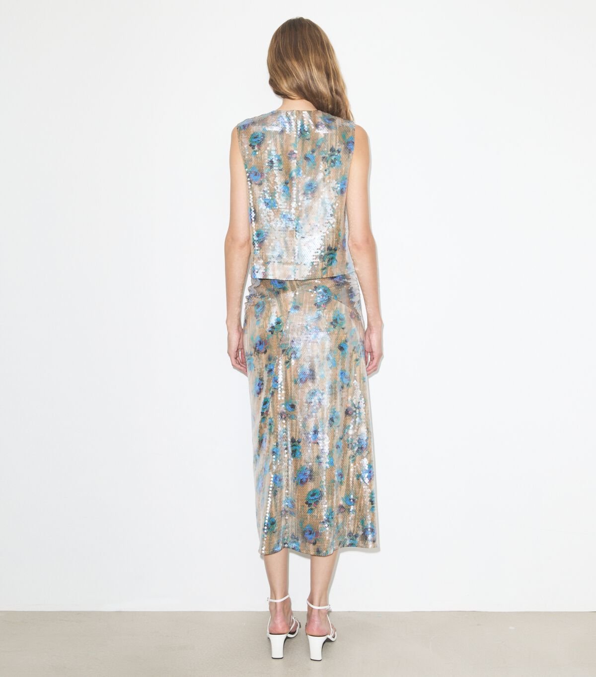 tory burch sequin shell top