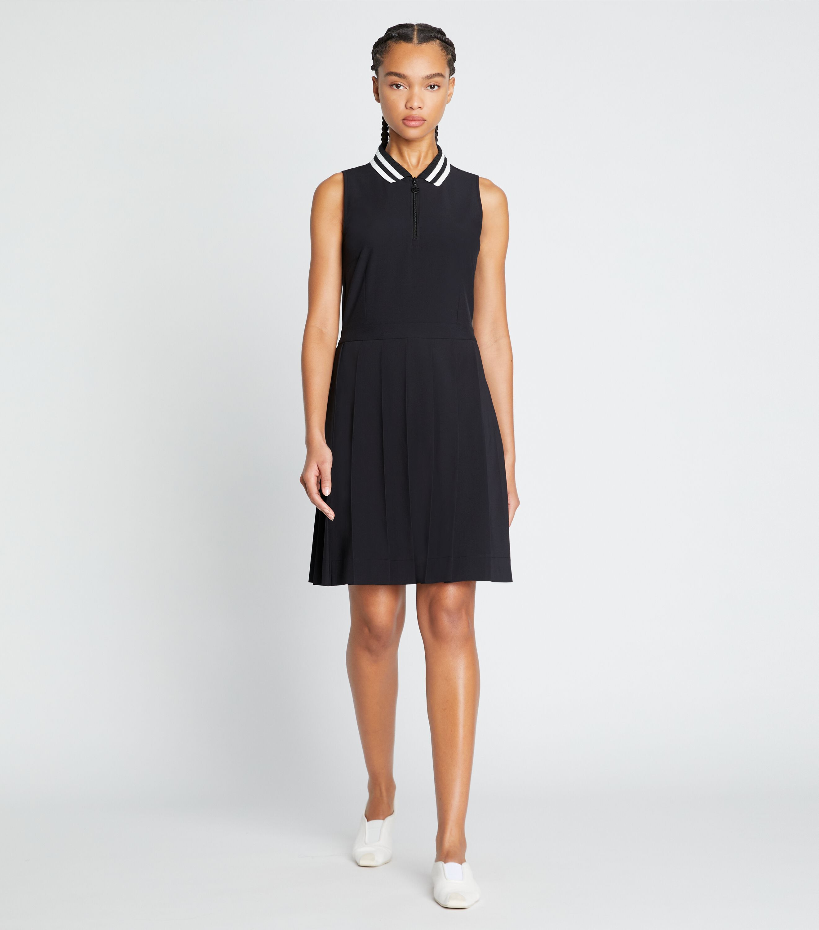 【TORY SPORT】PERFORMANCE PLEATED DRESS Performance Pleated Dress, Black | Tory Burch KW