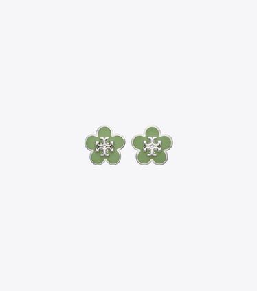 Kira Enamel Flower Stud Earring