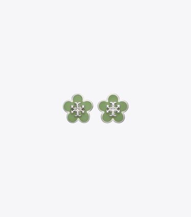 Kira Enamel Flower Stud Earring