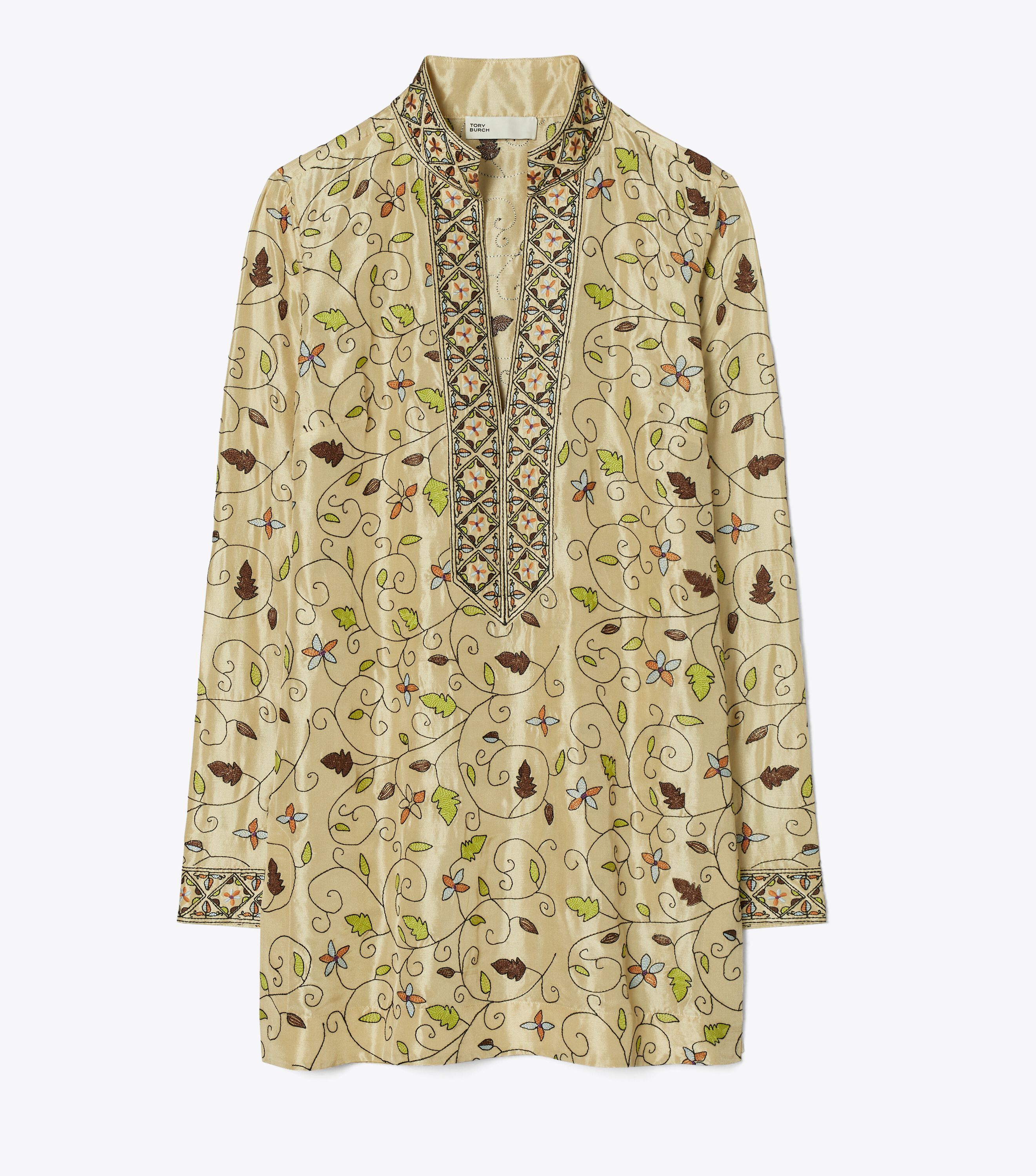 Tory burch silk tunic top