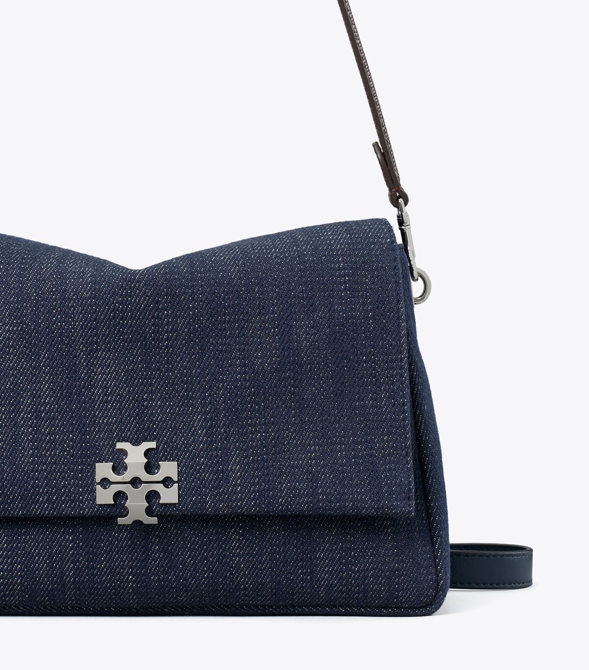 tory burch charlie denim shoulder bag