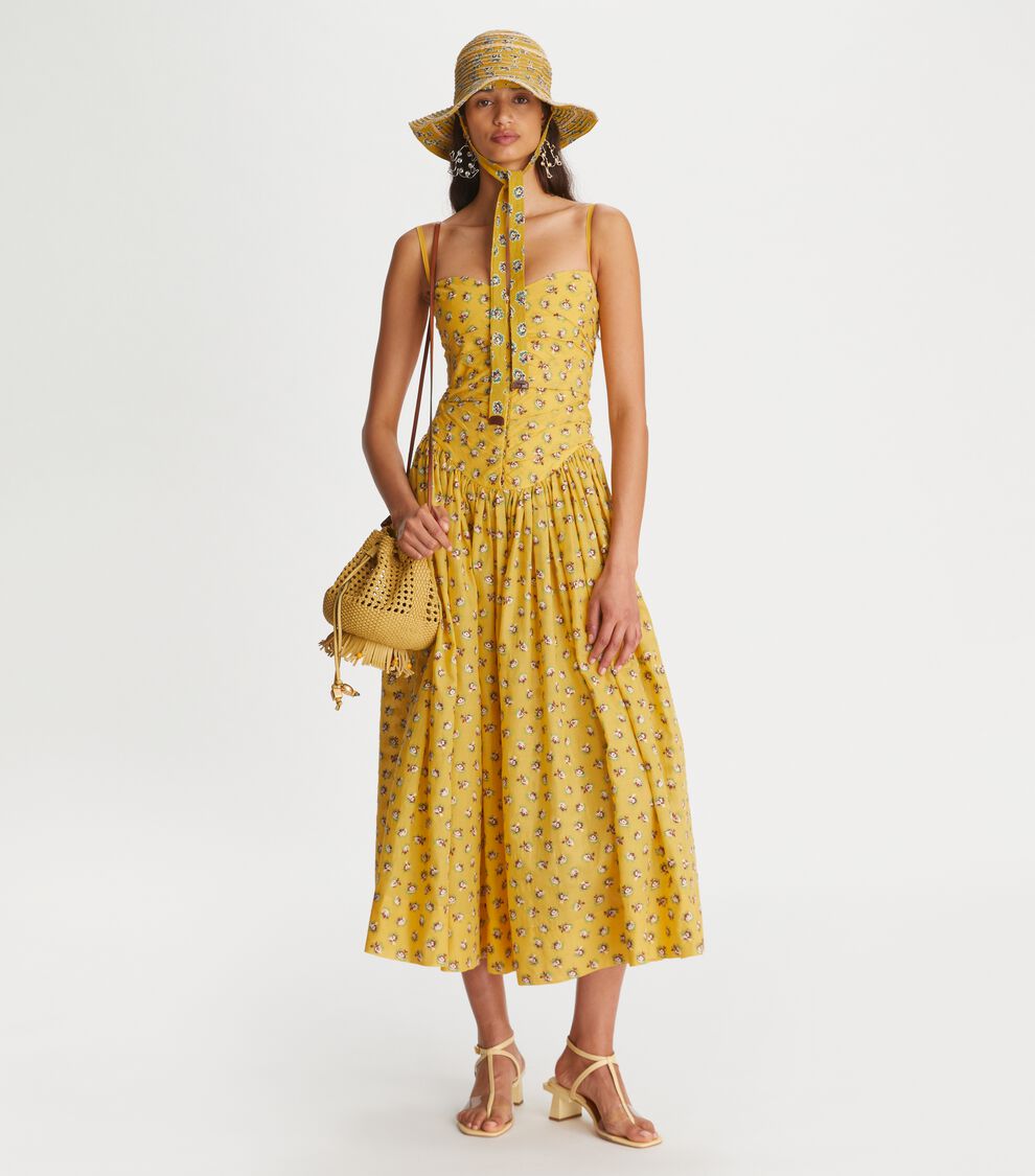 tory burch embroidered boho dress Tory Burch Women's Embroidered Beach Dress main image 1
