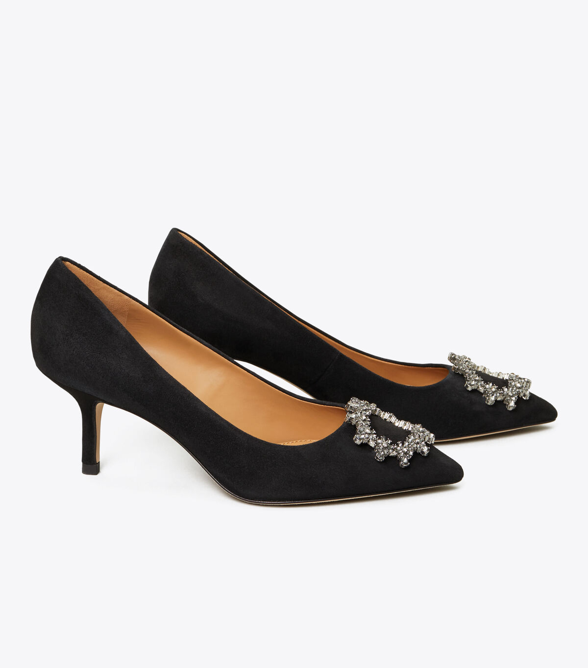 tory burch crystal buckle pump