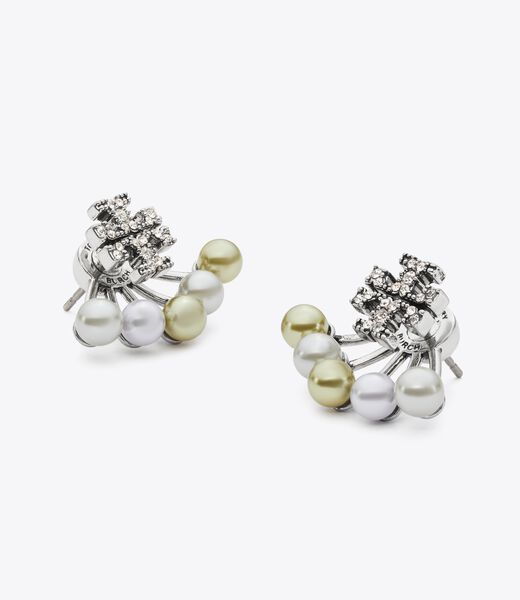 tory burch moondance pearl front back earrings