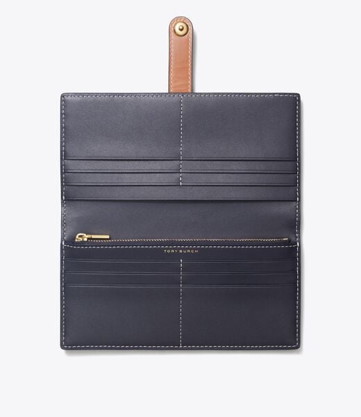 tory burch t monogram zip slim wallet