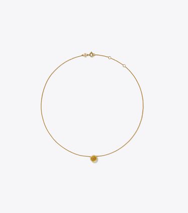 Kira Guilloché Pendant Necklace