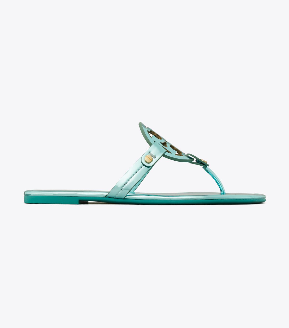 tory burch miller metallic sandal