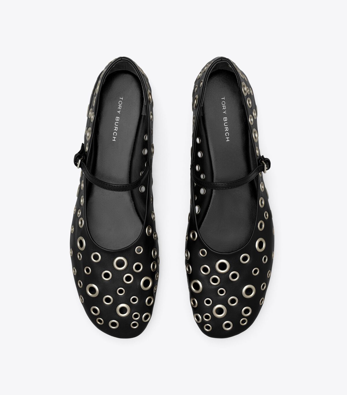 حذاء باليه ماري جين ذو فتحات tory burch حذاء باليه ماري جين ذو فتحات