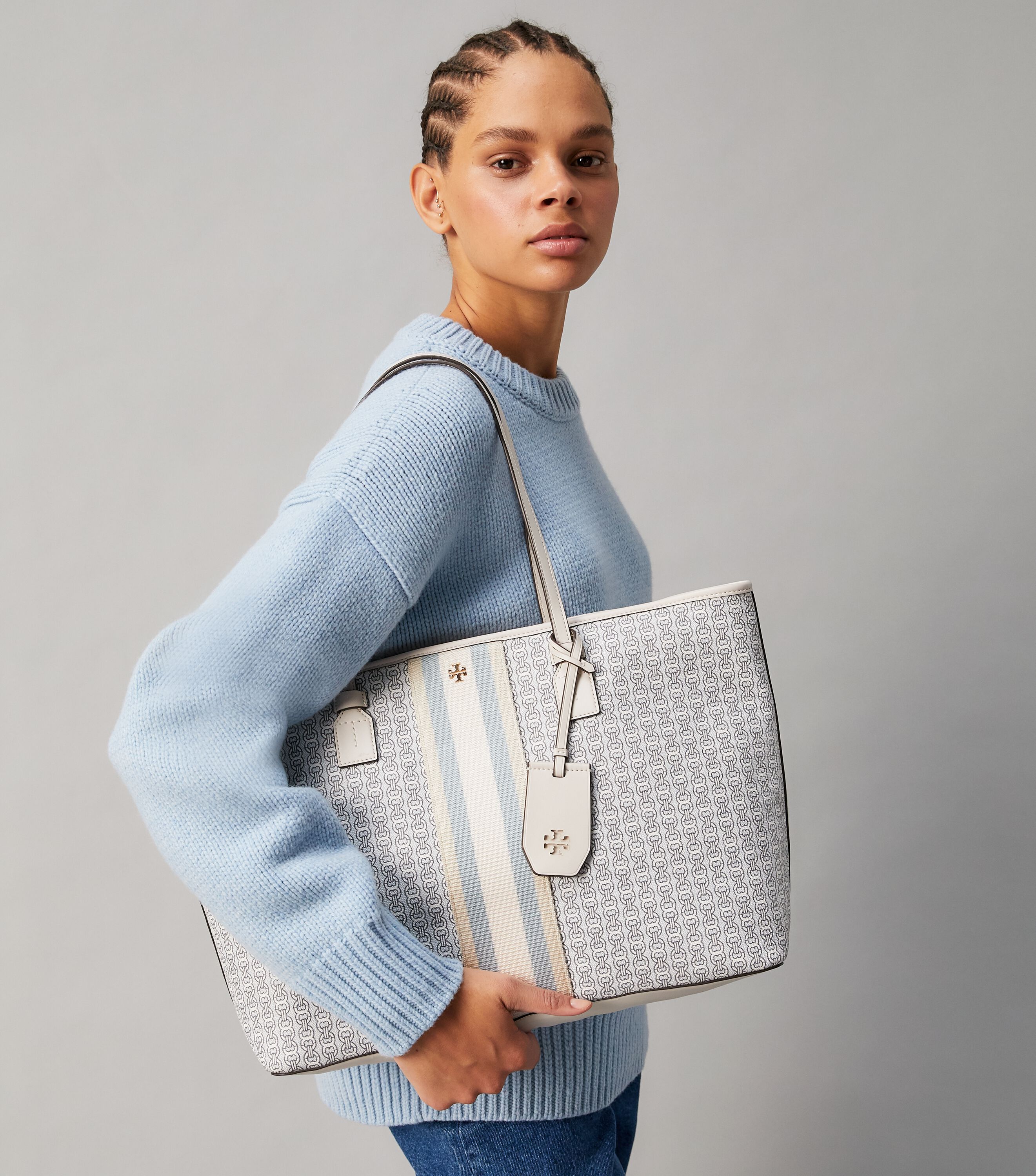 Tory burch gemini tote bag on sale