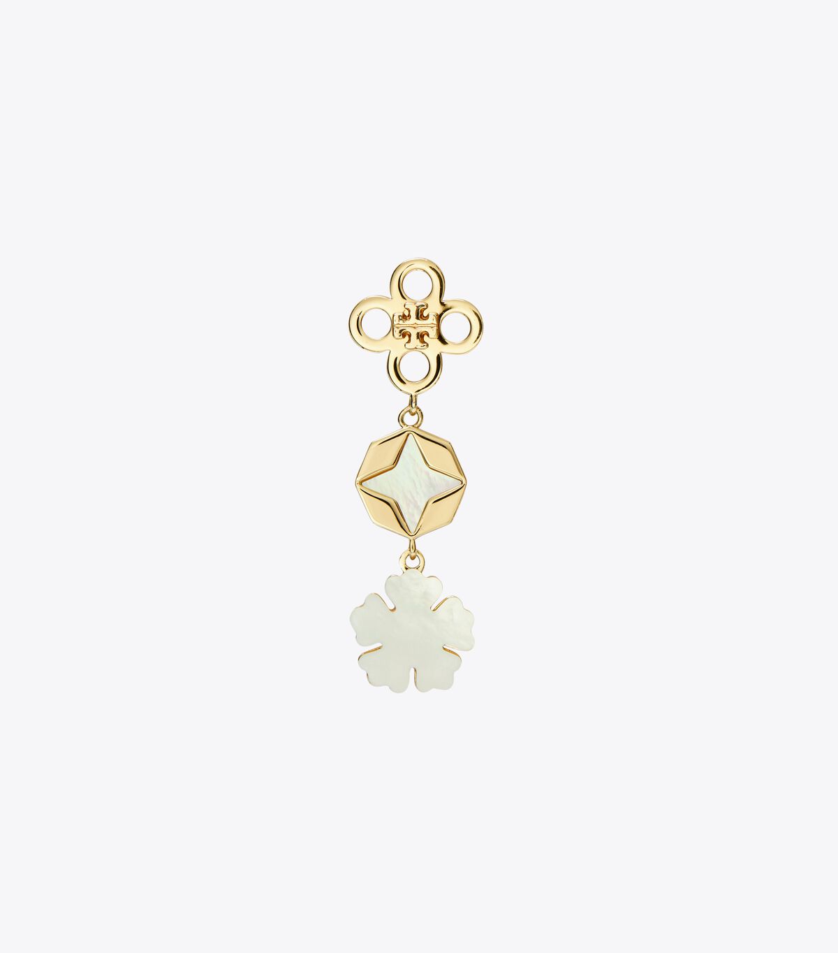 tory burch kira clover linear earring