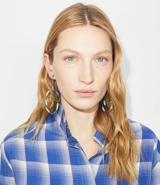 Runway Swirl Hoop Earrings tory burch runway swirl hoop earrings